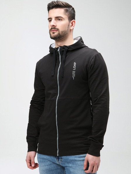 Loap Schwarzes Herren-Sweatshirt LOAP EWOLUCION