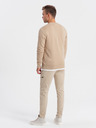 Ombre Clothing Beige Herren Sweatshirt bedruckt Ombre Kleidung