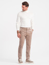 Ombre Clothing Cremefarbener Herren-Basic-Rollkragenpullover Ombre Clothing