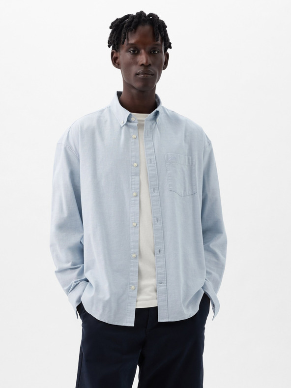 GAP Oxford-Hemd mit Logo Oversize GAP