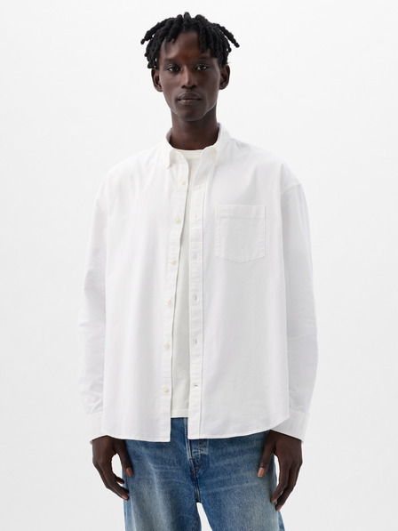 GAP Oxford-Hemd mit Logo Oversize GAP