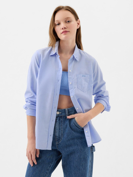 GAP Damen Oxfordhemd mit Logo GAP