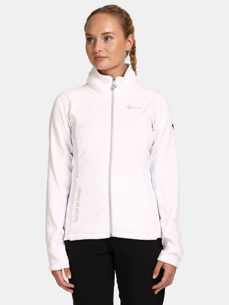 Kilpi Weißes Damen-Fleece-Sweatshirt mit Reißverschluss Kilpi SKATHI