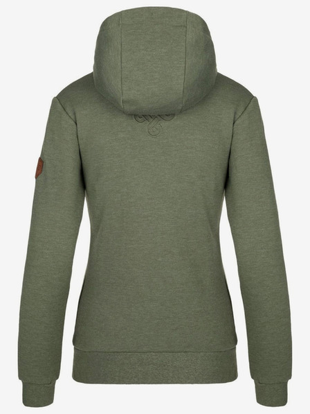 Kilpi Khakifarbenes Damen-Sweatshirt Kilpi LEINES-W
