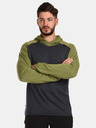 Kilpi Grün-grauer Herren-Pullover aus Merinowolle Kilpi MOSEO-M