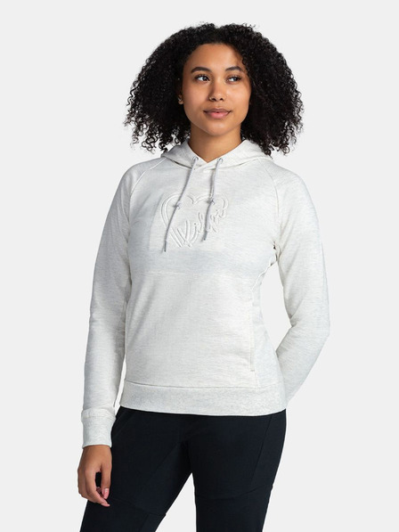 Kilpi Weißes Damen-Baumwoll-Sweatshirt Kilpi SOHEY-W