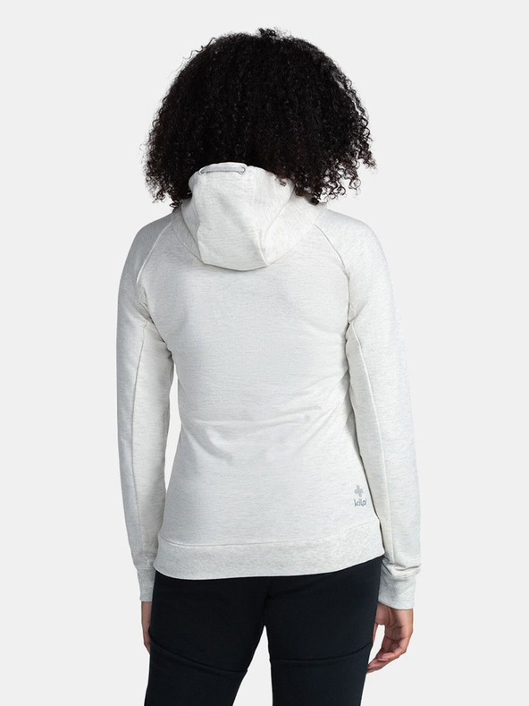 Kilpi Weißes Damen-Baumwoll-Sweatshirt Kilpi SOHEY-W
