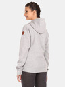 Kilpi Hellgraues Damen-Baumwoll-Sweatshirt Kilpi FJELA-W