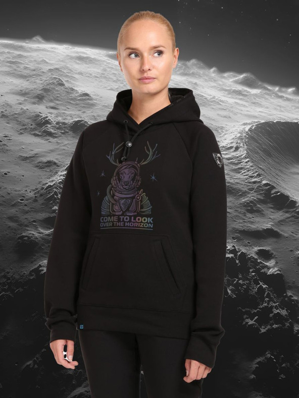 Kilpi Schwarzer Damen-Kapuzenpullover Kilpi LTD BELLATRIX-W