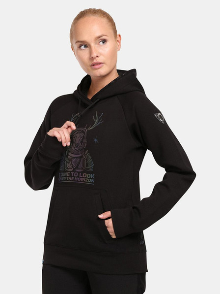 Kilpi Schwarzer Damen-Kapuzenpullover Kilpi LTD BELLATRIX-W