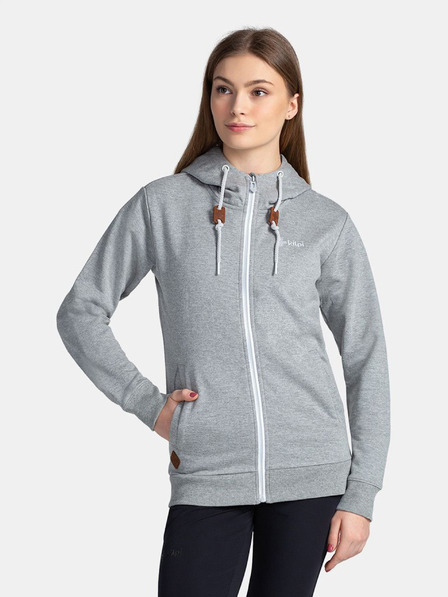 Kilpi Hellgraues Baumwoll-Sweatshirt für Damen Kilpi BERY-W