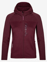 Kilpi Burgundfarbener Damen-Kapuzenpullover Kilpi LAYANA-W