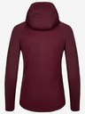 Kilpi Burgundfarbener Damen-Kapuzenpullover Kilpi LAYANA-W