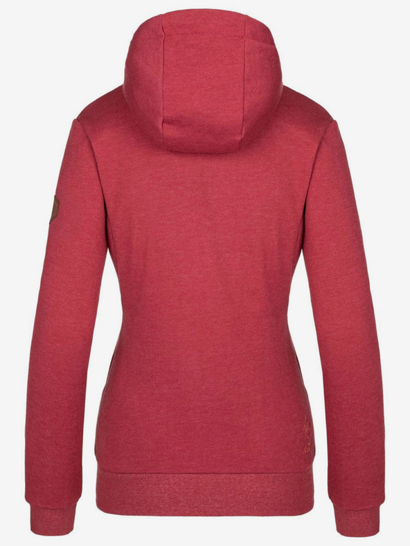 Kilpi Roter Damen Kapuzenpullover mit Reißverschluss Kilpi ERRY-W