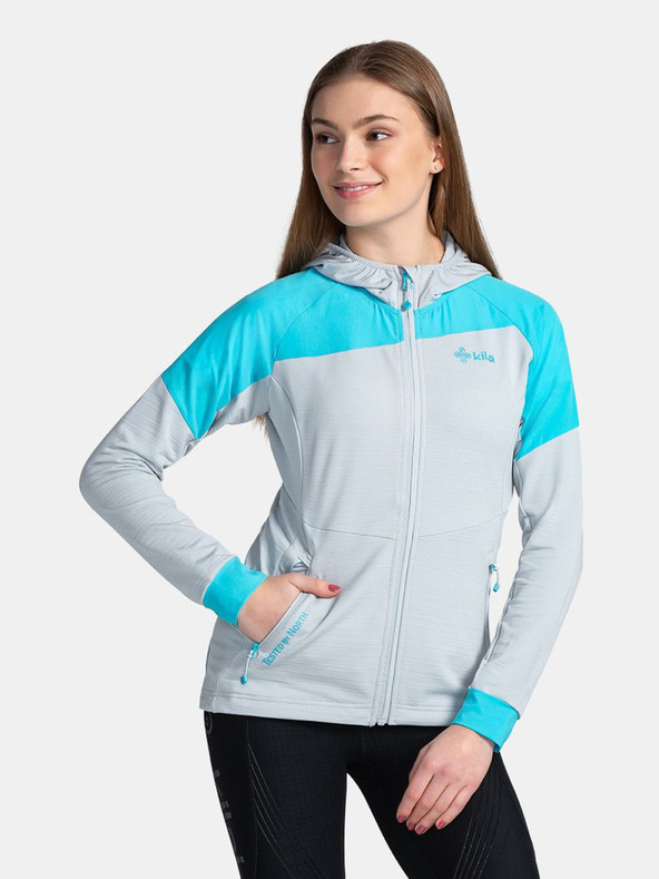 Kilpi Blaugraues Damen-Funktions-Sweatshirt Kilpi MEMPHIS-W