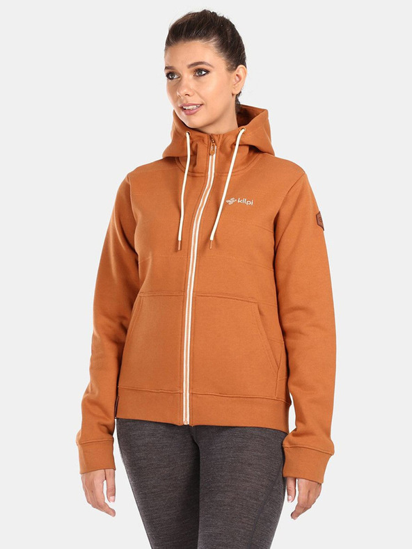 Kilpi Braunes Damen-Sweatshirt Kilpi RAJANA-W
