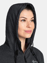 Kilpi Schwarzes Damen-Sweatshirt mit Druck auf dem Rücken Kilpi BERY-W
