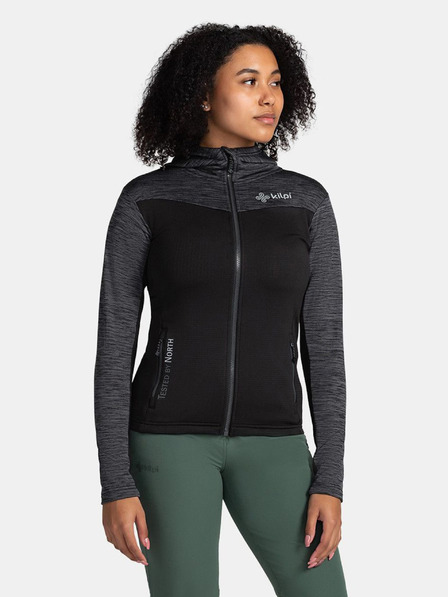 Kilpi Schwarzes sportliches Damen-Kapuzenshirt Kilpi SEVELEN-W