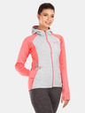 Kilpi Graues und rosa Damen-Fleece-Sweatshirt Kilpi VERSAM-W
