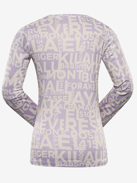 ALPINE PRO Hellviolettes Damen-Sportshirt ALPINE PRO Lousa