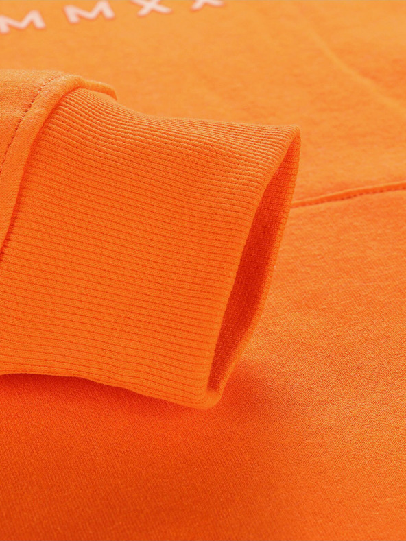 NAX Orangefarbenes Herren-Sweatshirt NAX Azer