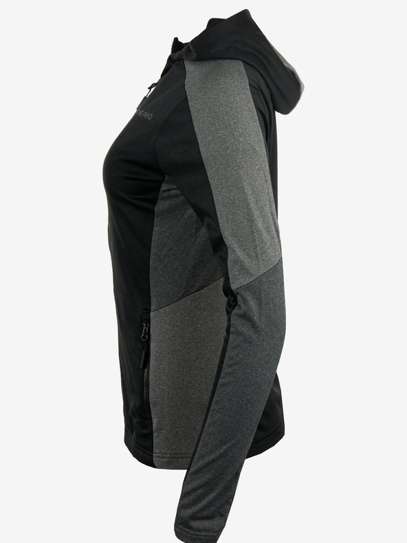 ALPINE PRO Schwarzes Damen-Sport-Sweatshirt ALPINE PRO Seleda