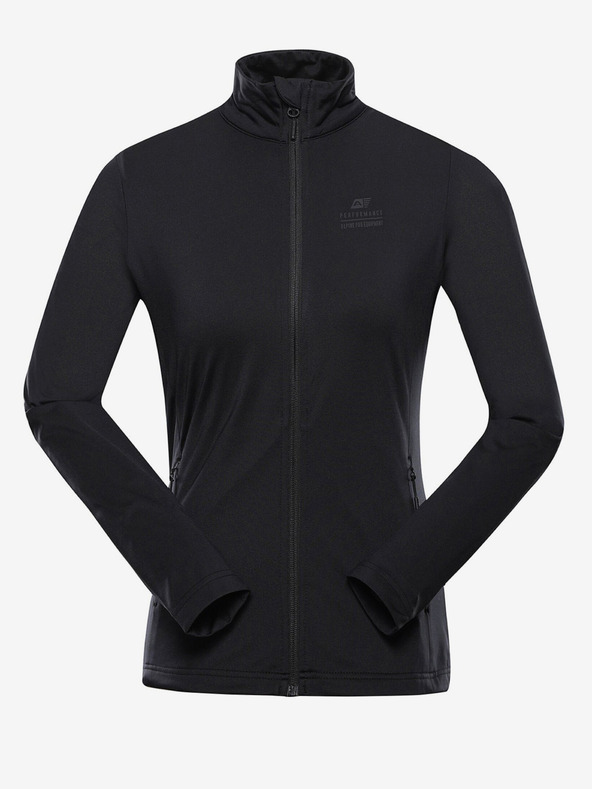 ALPINE PRO Schwarzes Damen-Sport-Sweatshirt ALPINE PRO Golla