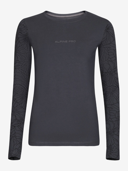 ALPINE PRO Dunkelgraues Damen-T-Shirt ALPINE PRO Opesa