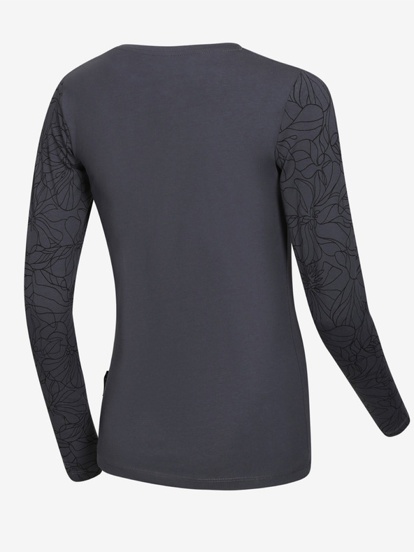 ALPINE PRO Dunkelgraues Damen-T-Shirt ALPINE PRO Opesa