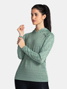 Kilpi Grünes Damen-Kapuzen-Sweatshirt Kilpi AILEEN