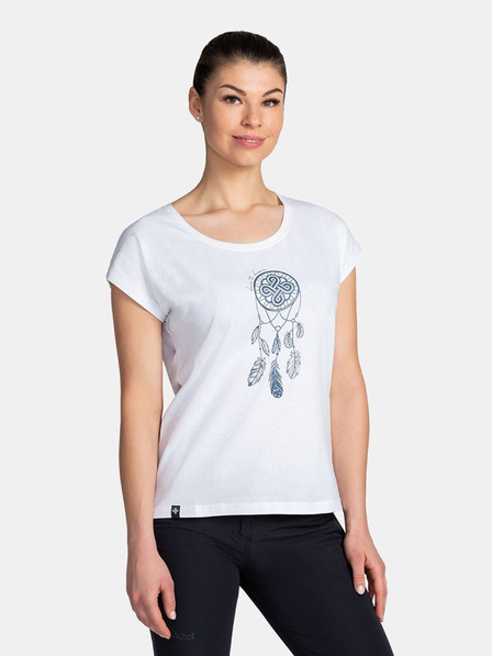 Kilpi Weißes Damen T-Shirt mit Druck Kilpi ROANE