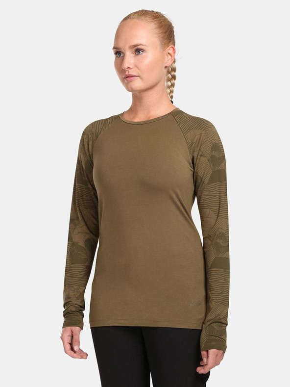 Kilpi Khaki Damen Sport T-Shirt Kilpi VENDELIA