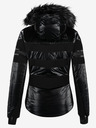 Kilpi Schwarze Damen-Skijacke mit Fellimitat Kilpi DALILA