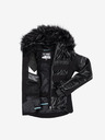 Kilpi Schwarze Damen-Skijacke mit Fellimitat Kilpi DALILA