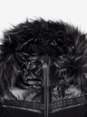 Kilpi Schwarze Damen-Skijacke mit Fellimitat Kilpi DALILA
