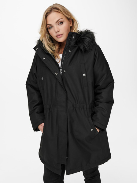 ONLY CARMAKOMA Schwarzer Damen-Winterparka ONLY CARMAKOMA Irena