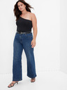 GAP Damen Wide High Rise Stride-Jeans GAP