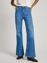 Pepe Jeans Blaue Damen Jeans mit ausgestellter Passform Pepe Jeans