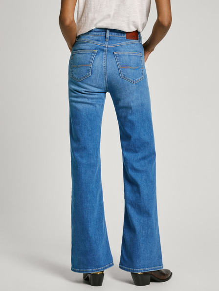 Pepe Jeans Blaue Damen Jeans mit ausgestellter Passform Pepe Jeans