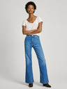 Pepe Jeans Blaue Damen Jeans mit ausgestellter Passform Pepe Jeans