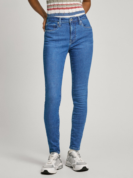 Pepe Jeans Blaue Damen-Super-Skinny-Fit-Jeans Pepe Jeans