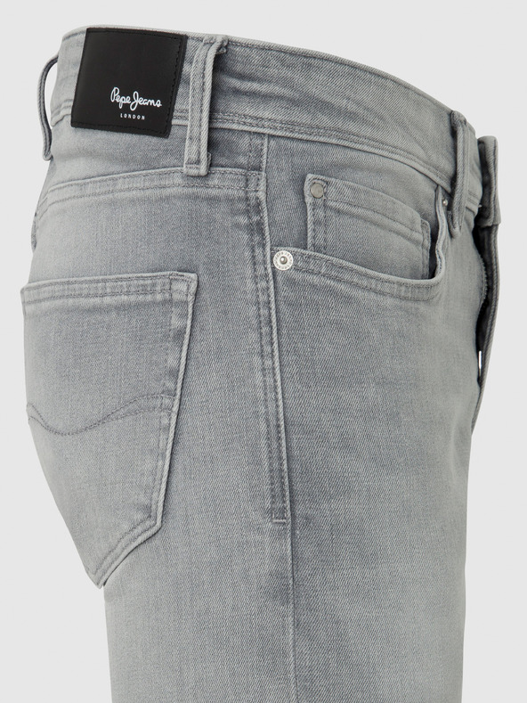 Pepe Jeans Hellgraue Herren-Skinny-Fit-Jeans Pepe Jeans