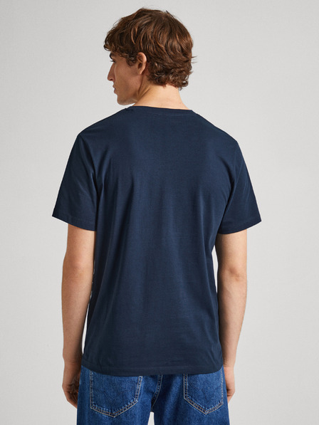 Pepe Jeans Dunkelblaues Herrenhemd Pepe Jeans