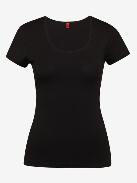 HUGO Set aus zwei Damen-T-Shirts in Schwarz und Rot HUGO