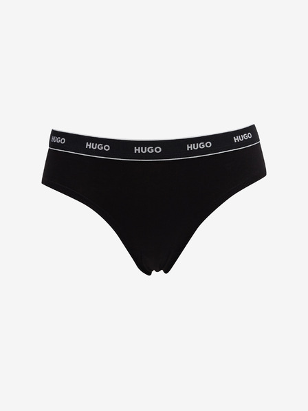 HUGO Dreier-Set Hosen in Schwarz, Lila und Pink HUGO