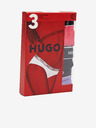 HUGO Dreier-Set Hosen in Schwarz, Lila und Pink HUGO