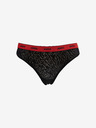 HUGO Dreier-Set Damen-Strings in Schwarz HUGO