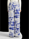 Scotch & Soda Blaue gemusterte Damenhosen Scotch & Soda Eleni