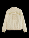 Scotch & Soda Cremefarbene Herren-Cordjacke Scotch & Soda College