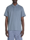Celio Blaues Herren-Poloshirt Celio Jeterne CoolMax